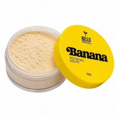 Po Facial Solto Banana Ultrafino Acabamento Matte Iluminado Controle de Oleosidade 10g