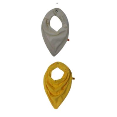 Kit 10 Babadores Bandana Bebê Malha 100% Algodão com Forro Interno