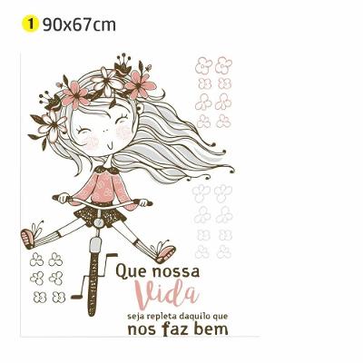 Adesivo de Parede Que Nossa Vida 90x67CM Quarto Infantil Removível