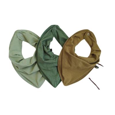 Kit 10 Babadores Bandana Malha 100% Algodão com Forro Interno