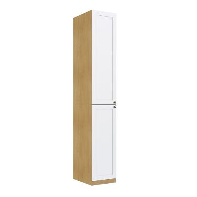 Guarda Roupa Módulo Infinity 2 Portas Giratórias em MDF Provençal Savana-branco Genialflex Móveis
