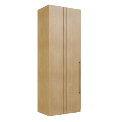 Guarda Roupa de Canto Infinity 1 Porta Giratoria MDF Branco Savana Genialflex Móveis