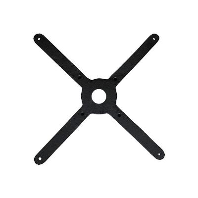 Trava de Mesa Base Veroninha Jardim Ferro Fundido 42x42CM Preto