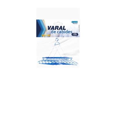 Varal com Cabides Varal Premium 8 Unidades Plastico Compacto para Apartamento e Lavanderia Clean