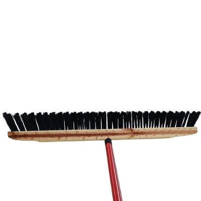 Vassoura de Pelo 60cm Base Madeira Capa Plástica Pisos Alta Classe