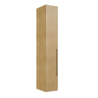 Guarda Roupa Modulado Infinity 1 Porta Giratoria 5 Prateleiras MDF Savana Branco Fosco