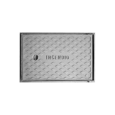 Tampa Tampão Articulado Incêndio de Ferro Fundido 63x44cm Fundição Jodoal