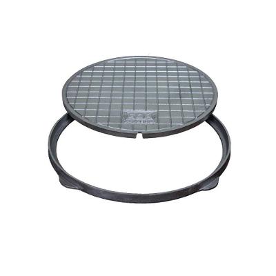 Tampa Tampao de Chao T010 Circular para Caixa de Passagem em Aluminio Fundido 10cm Prata GDA