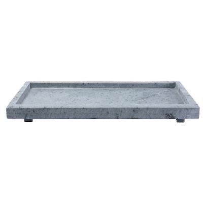 Tábua Gourmet Borda e Pé para Servir Pedra Sabão 30x15cm Industria São Jose
