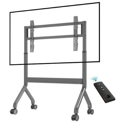 Suporte Móvel Motorizado para TV North Bayou P150 Altura Elétrica 55 a 90 Polegadas Cinza
