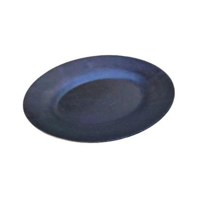 Assadeira de Ferro Fundido Oval Lisa 29x22cm Pães e Carnes Preta Fundição Alfa