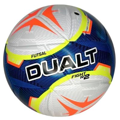 Bola de Futsal Fight R2 Techfusion Alta Precisao Azul Vermelho e Amarelo Dualt