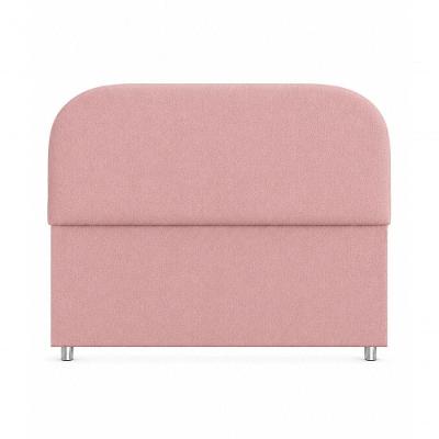Cabeceira Box Lia Casal no Box Madeira Maciça Suede Rosa Orgânica