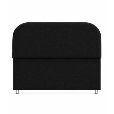 Cabeceira de Cama Box Lia Casal 140cm no Box Madeira Maciça Suede Preto Orgânica