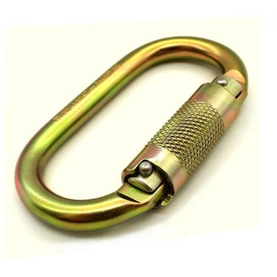 Mosquetão Aço Automático Oval Sideup 25kn Ce En Nbr Zincado