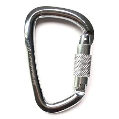 Mosquetão Sideup Aço D Trava Automática 50kn Xlarge
