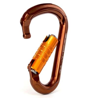 Mosquetão Hms 25kn Sideup Keylock Trava Tripla Ce En Nbr