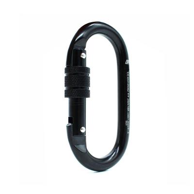 Mosquetão Aço Oval 25kn Trava Rosca Ce En Nbr Sideup