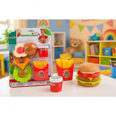 Kit Comidinha Infantil Pequenos Chefs Brinquedo de Cozinha Educativo 14 Pecas Dute Brasil