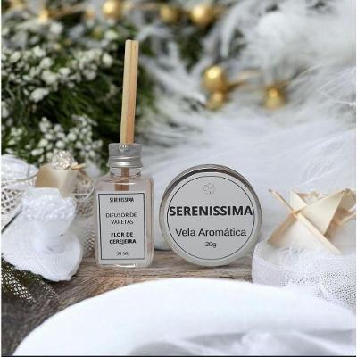 Kit Aromático 32 Pçs Difusor 30ML e Vela 20gr para Perfumar Ambientes Bamboo