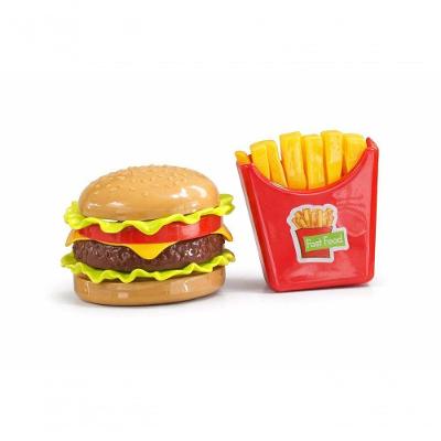 Kit Comidinha Infantil Hora do Rango Hambúrguer e Batata Faz de Conta