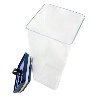 Kit Organizador Hermetico Dubai 5L para Alimentos Plastico Injetado Cozinha Transparente Unitermi