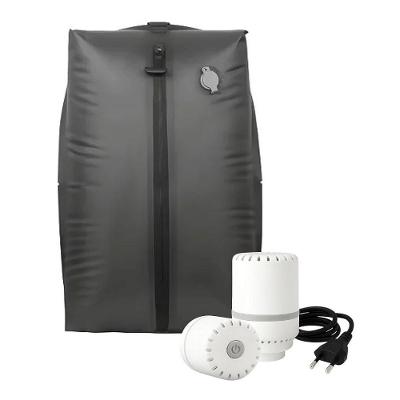 Kit de Viagem Kit Safe Bag + Turbo Vac Saco a Vacuo Impermeavel 65L para Mala Preto Gshield
