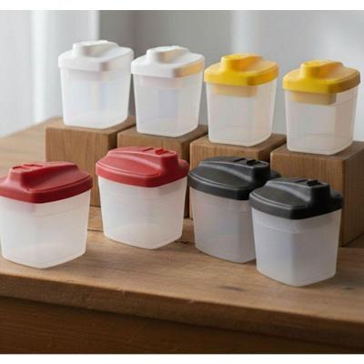 Kit 8 Potes Dispenser Farinheiro Açucareiro Multiuso 500ML Cozinha Multicolorido