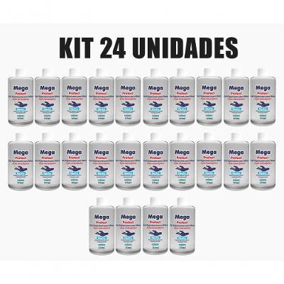 Alcool Em Gel 50ml 24 Uni Para Maos Higienizador De Bolso