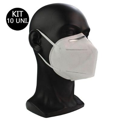 Mascara Respiratória Kn95 Kit 10 Uni Profissional Proteção