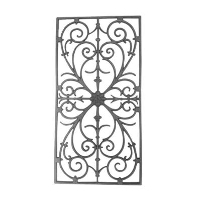 Grade de Ferro Fundido N19 Ramada Contorno 80x41cm Fundição Jodoal