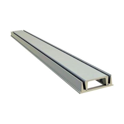 Grelha Linear Invisível Oculta com Caixilho Bege 100x8cm GDA