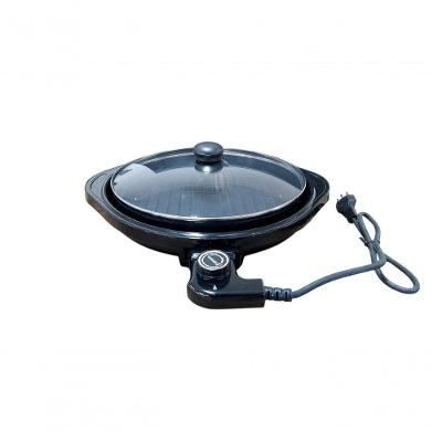 Grill Elétrico Redondo Startools Premium com Termostato 1200W Preto 220V