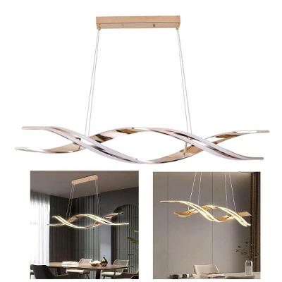Lustre Luminaria Pendente Dna Molecular 76w Led Espiral Moderno Teto Sala Restaurante Rece