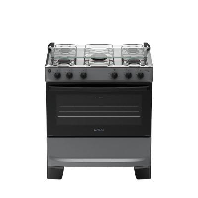 Fogão 5 Bocas Atlas Mônaco Plus Automático Mesa Inox Titanium Bivolt