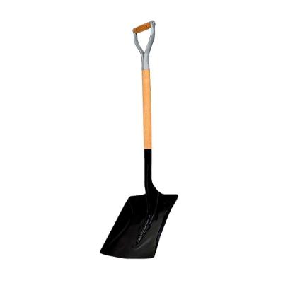 Pá Quadrada N05 para Construção Agricultura Jardinagem Aço Carbono Cabo Metal Minasul