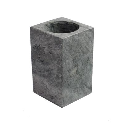 Porta Escova de Dente Bancada em Pedra Sabão 11x7cm Industria São Jose