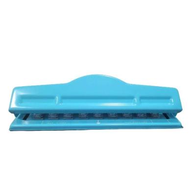 Perfurador de Papel Motivate Cogumelo 9 Furos Caderno de Disco Azul