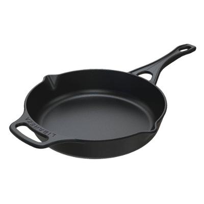 Frigideira Gourmet Cabo de Ferro Fundido sem Tampa 26CM Preto Versátil Libaneza