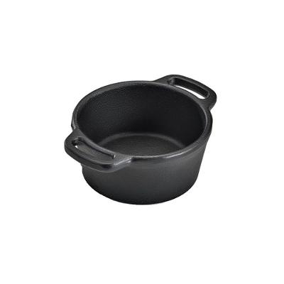 Caçarola Miniatura de Ferro Fundido Preta 100ML Panela Mineira