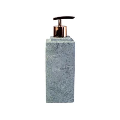 Porta Sabonete Líquido Dispenser em Pedra Sabão 250ML Banheiro Rosê