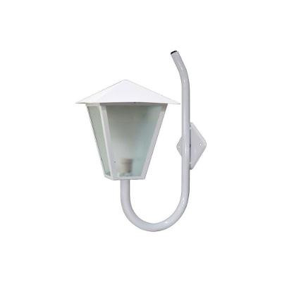 Luminária de Parede Romana L024ROM Braço Curvo Alumínio Branco Ouro Minas
