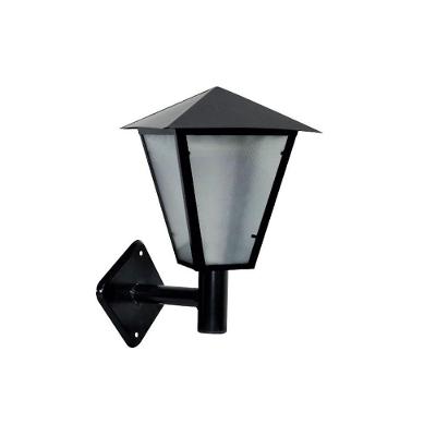 Luminária de Parede Romana Braço Reto Alumínio Preto 31cm Ouro Minas