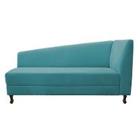 Kit Diva Heitor 160Cm Lado Esquerdo E 02 Poltronas Luiza Suede - Amarena Móveis Azul Turquesa - 7