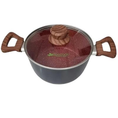 Caçarola Nano Cerâmica Antiaderente Alumínio 22CM 2,7L Indução Duralar