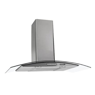 Coifa De Parede Nardelli Vidro Curvo Duto Slim 90cm 110V