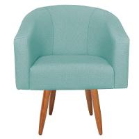 Kit Diva Heitor 160Cm Lado Esquerdo E 02 Poltronas Luiza Suede - Amarena Móveis Azul Tiffany - 6