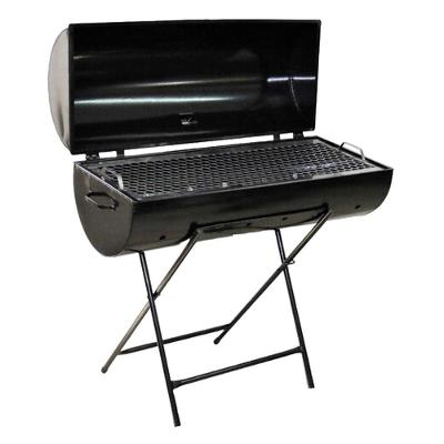 Churrasqueira Mega Grill Aço Carbono com Grelha Inox e Suporte 92x78x30cm Ouro Minas