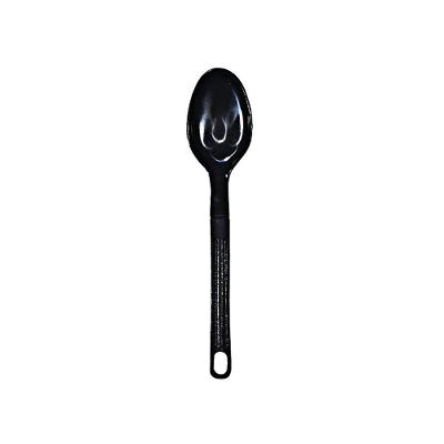 Colher de Arroz Nylon Antiaderente 28cm Cozinha Preto Talheres Juliana