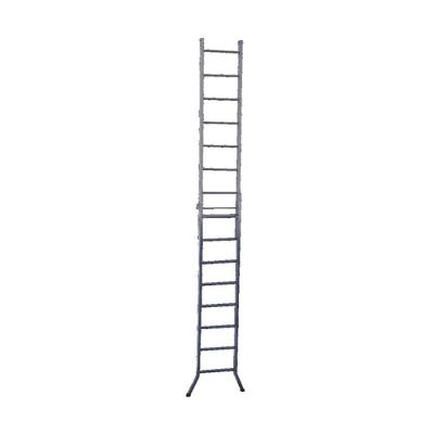Escada 3 em 1 Extensiva 15 Degraus Aço 450CM Dobrável Ouro Minas